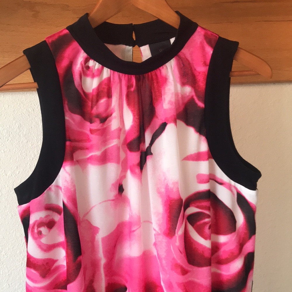 Worthington Floral Sleeveless Blouse - Picture 2 of 10